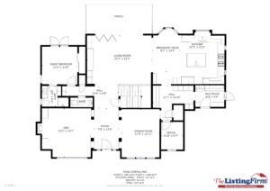 2D Floor Plan First Floor